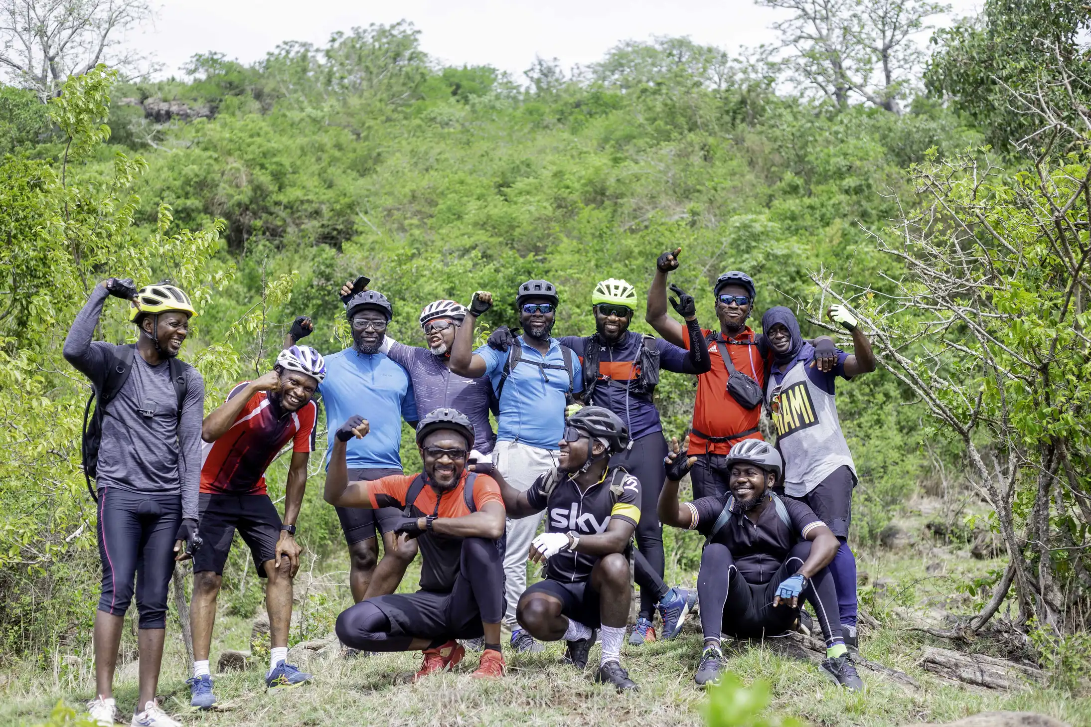 Travellers geared up for a Ghana outdoor adventure